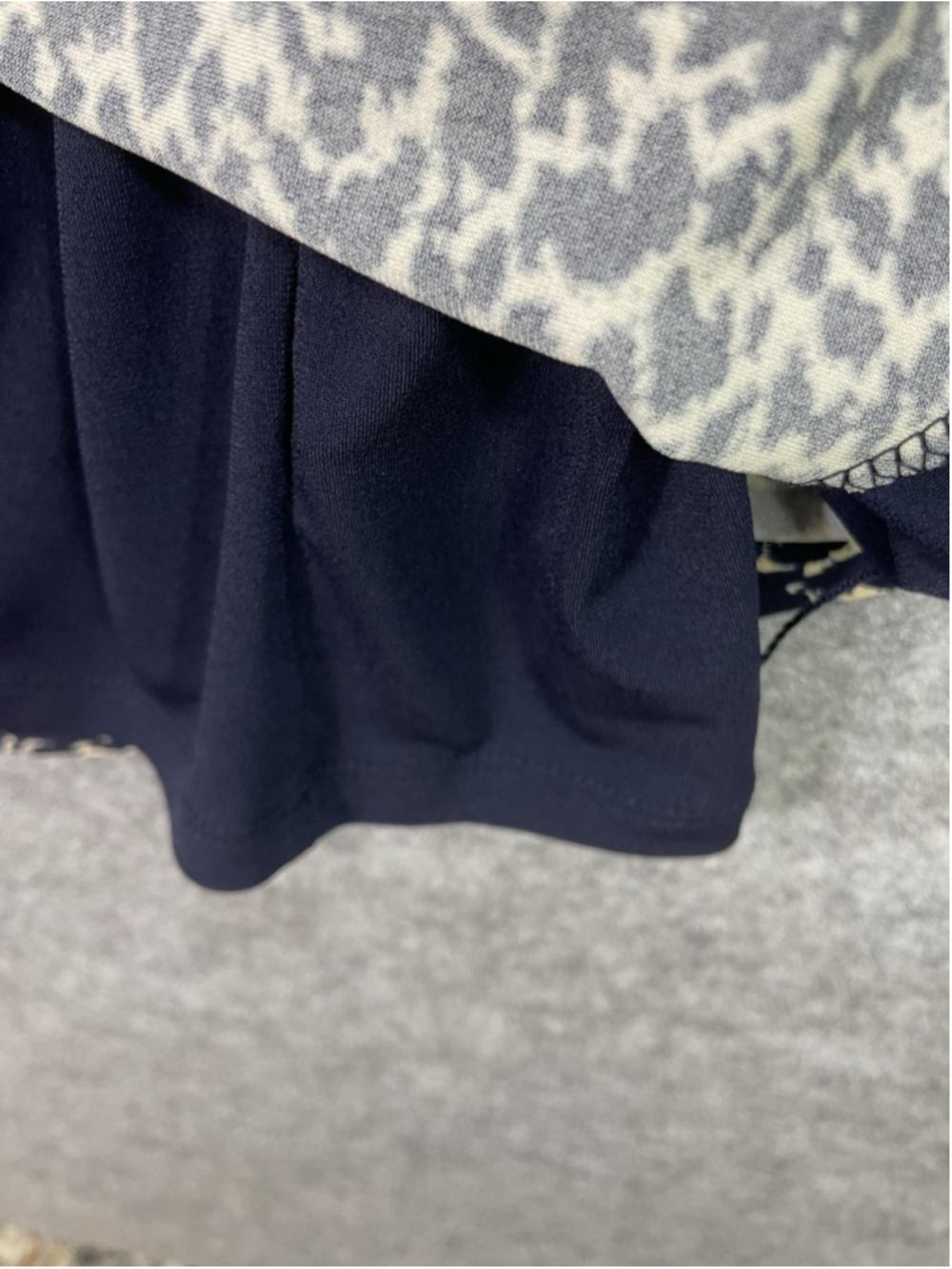 Lauren Ralph Lauren Dress Womens 6 Blue Animal Print 3/4 Sleeve Ruched Sheath - Picture 8 of 11